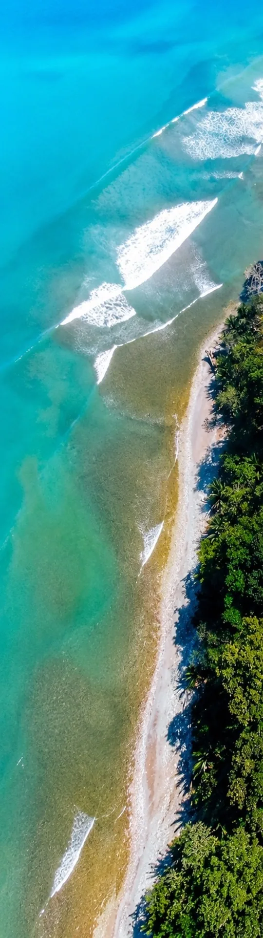 Wild beach at Paz Corcovado