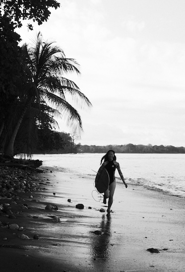 Running on the beach
